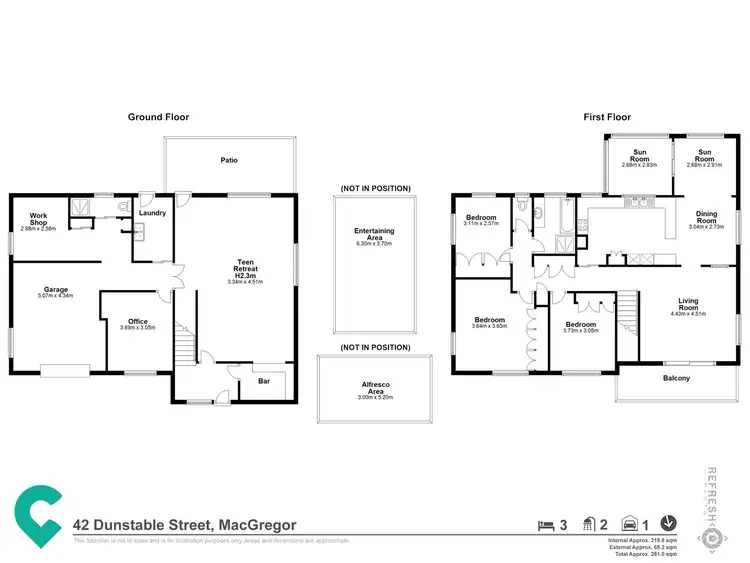 Floorplan of Homely house listing, 42 Dunstable Street, Macgregor QLD 4109
