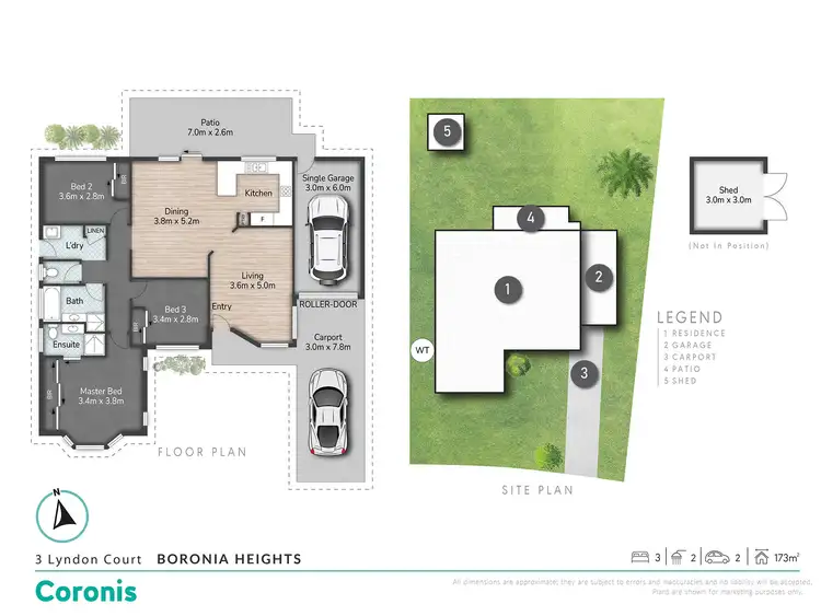Floorplan of Homely house listing, 3 Lyndon Court, Boronia Heights QLD 4124