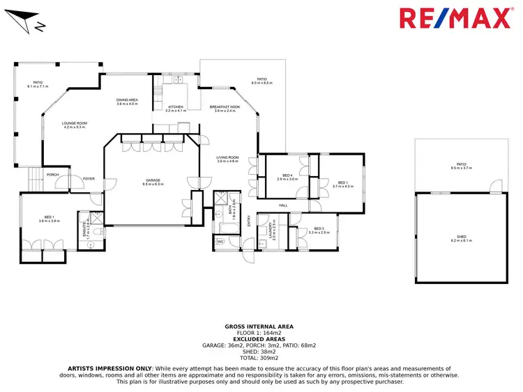 Floorplan of Homely house listing, 26 Chiltern Court, Coes Creek QLD 4560
