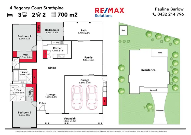 Floorplan of Homely house listing, 4 Regency Court, Strathpine QLD 4500