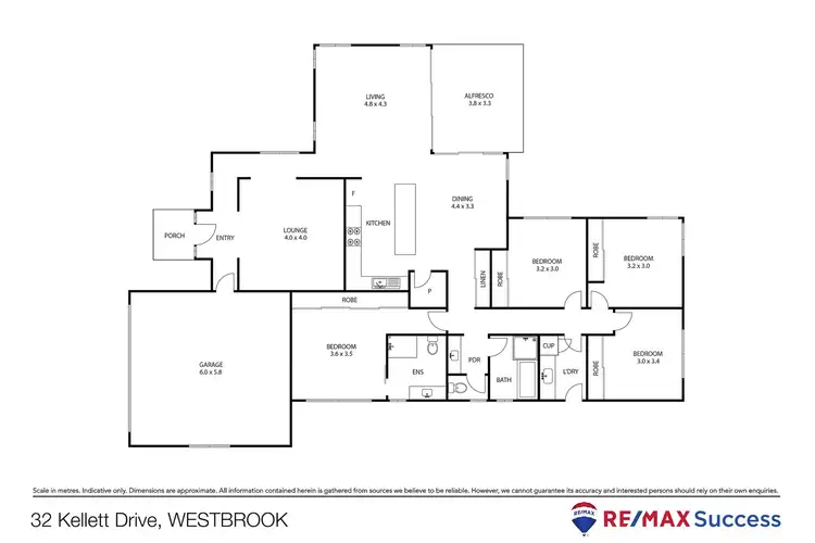 Floorplan of Homely house listing, 32 Kellett Drive, Westbrook QLD 4350
