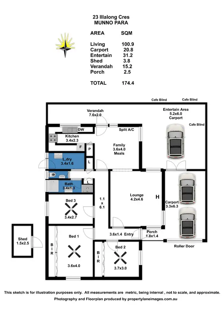Floorplan of Homely house listing, 23 Illalong Crescent, Munno Para SA 5115