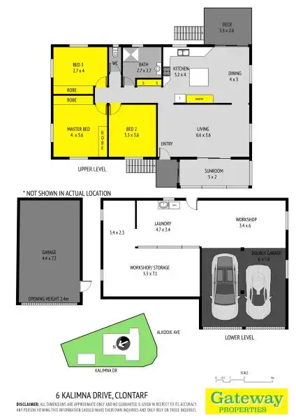 Floorplan of Homely house listing, 6 KALIMNA DRIVE, Clontarf QLD 4019