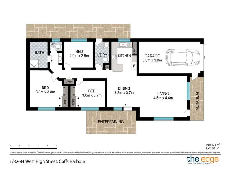 Floorplan of Homely villa listing, 1/82-84 West High Street, Coffs Harbour NSW 2450