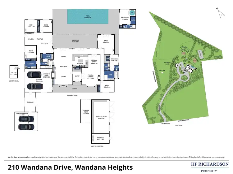 Floorplan of Homely rural property listing, 210 Wandana Drive, Wandana Heights VIC 3216