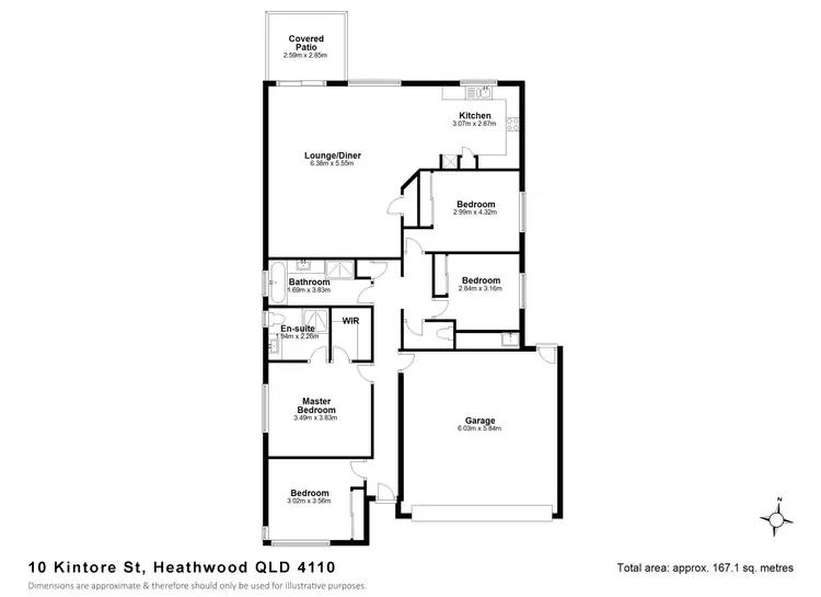 Floorplan of Homely house listing, 10 Kintore St, Heathwood QLD 4110