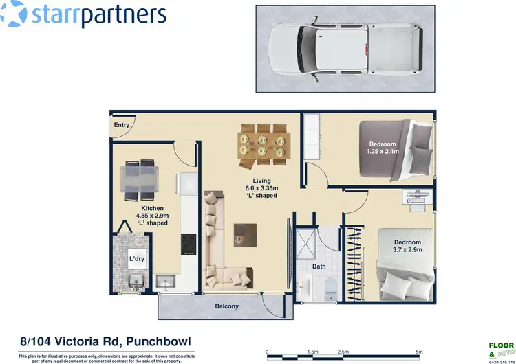 Floorplan of Homely unit listing, 8/104 Victoria Road, Punchbowl NSW 2196
