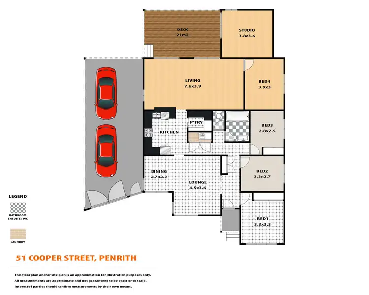 Floorplan of Homely house listing, 51 Cooper Street, Penrith NSW 2750
