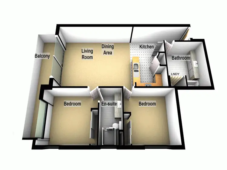 Floorplan of Homely apartment listing, 222/26-32 Edward Street, Caboolture QLD 4510