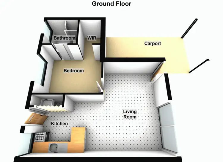 Floorplan of Homely unit listing, 3/65 North Road, Woodridge QLD 4114
