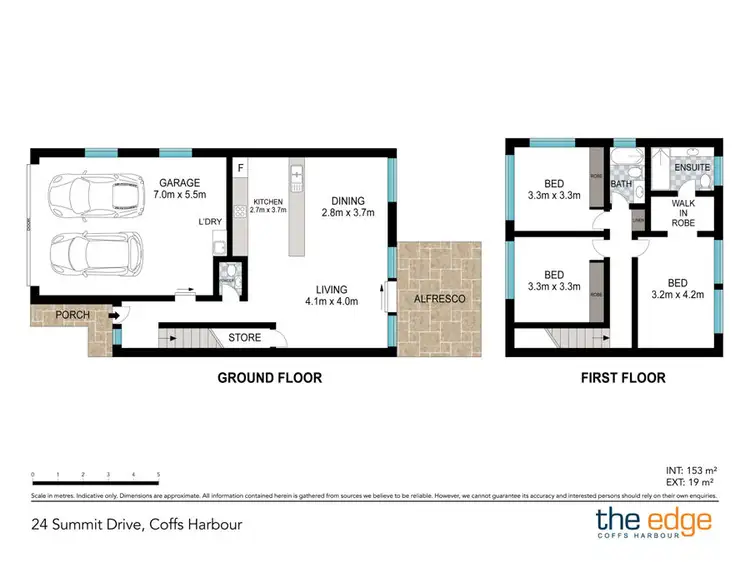 Floorplan of Homely townhouse listing, 24 Summit Drive, Coffs Harbour NSW 2450
