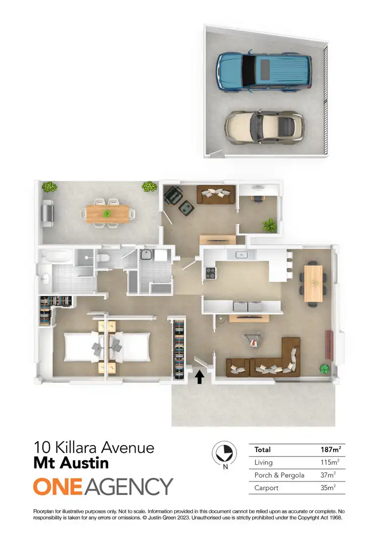 Floorplan of Homely house listing, 10 KILLARA AVENUE, Mount Austin NSW 2650