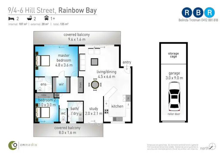 Floorplan of Homely unit listing, 9/4-6 Hill Street, Tweed Heads NSW 2485