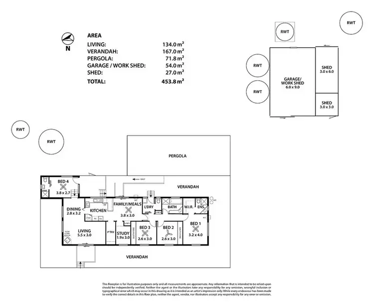 Floorplan of Homely rural property listing, 1106 Milendella Road, Palmer SA 5237