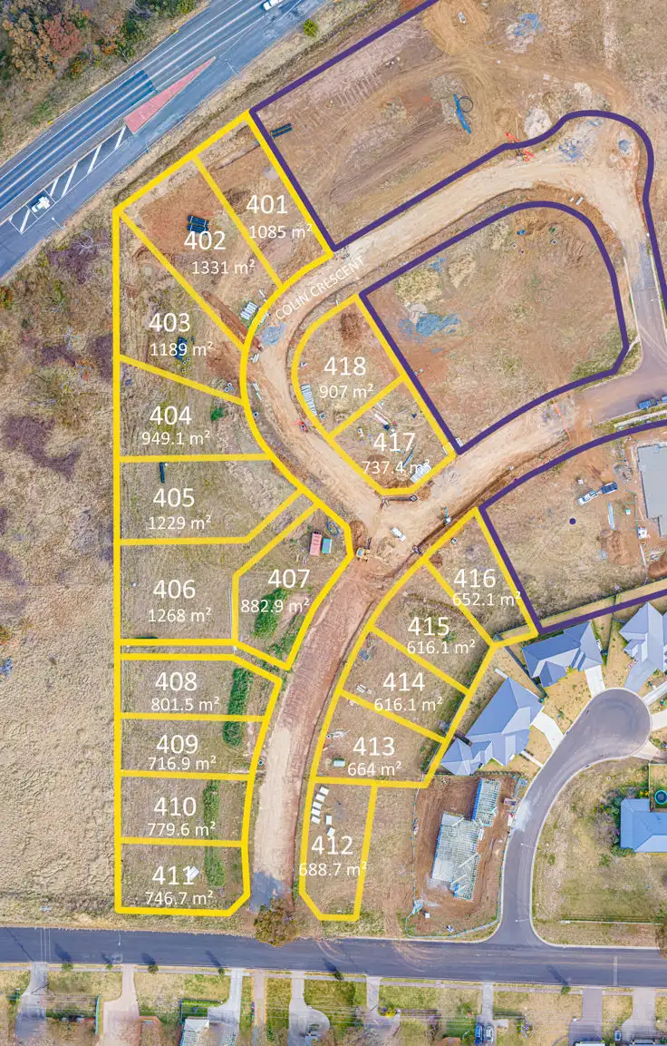 Floorplan of Homely land listing, Lot 409 Colburg Estate, Armidale NSW 2350