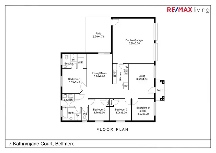 Floorplan of Homely house listing, 7 Kathrynjane Court, Bellmere QLD 4510