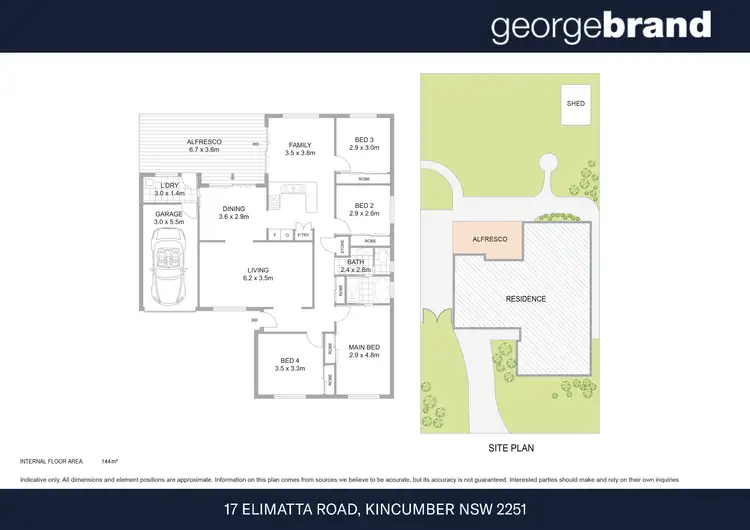 Floorplan of Homely house listing, 17 Elimatta Road, Kincumber NSW 2251