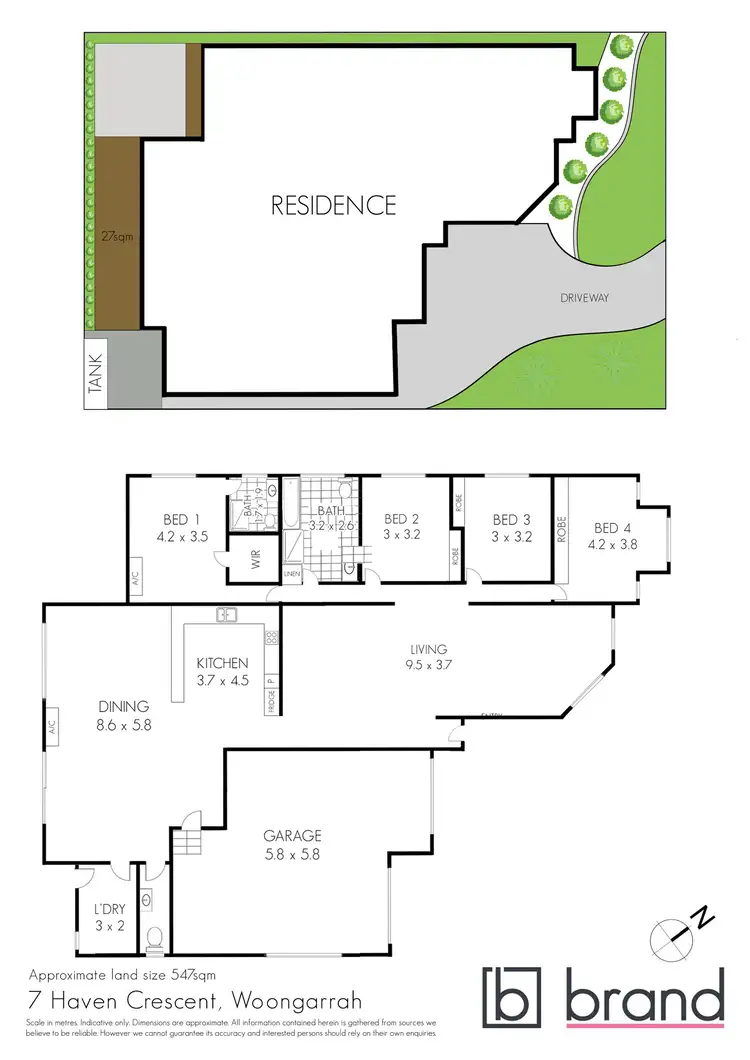 Floorplan of Homely house listing, 7 Haven Crescent, Woongarrah NSW 2259