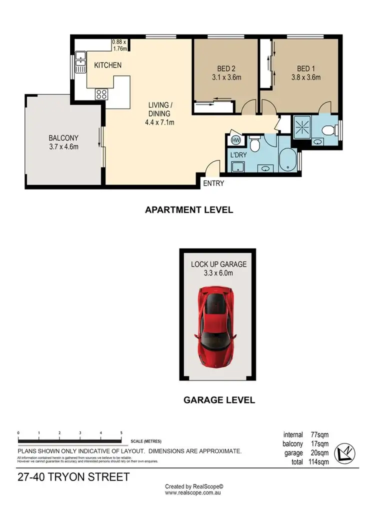 Floorplan of Homely unit listing, 27/40 Tryon Street, Upper Mount Gravatt QLD 4122