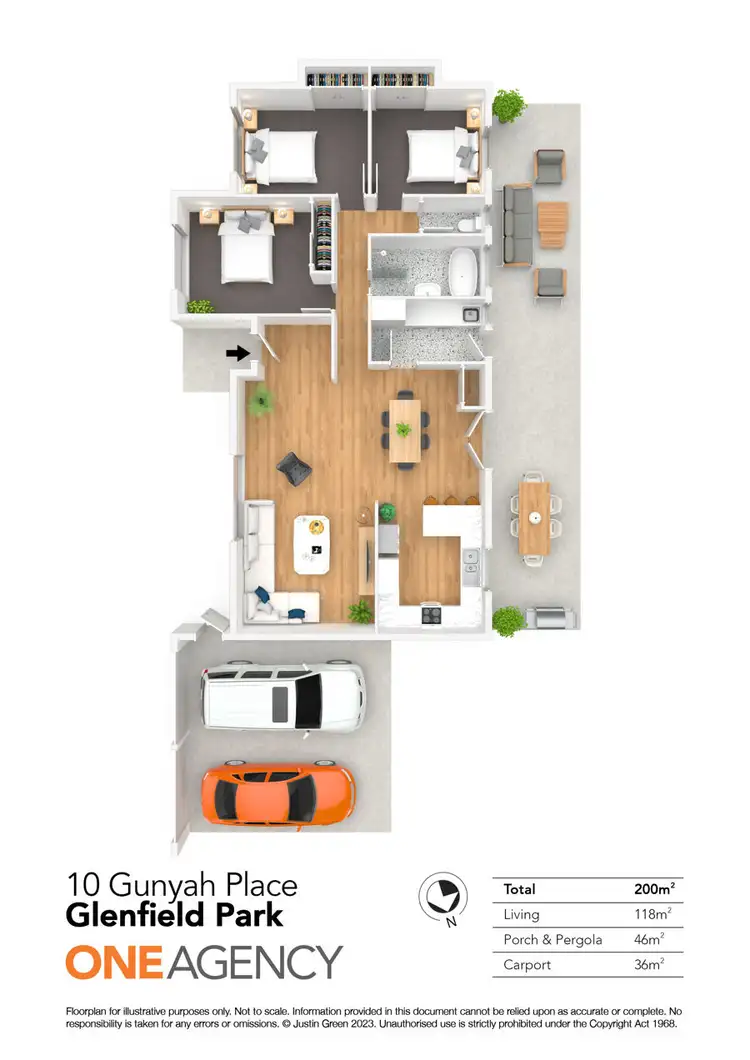 Floorplan of Homely house listing, 10 GUNYAH PLACE, Glenfield Park NSW 2650