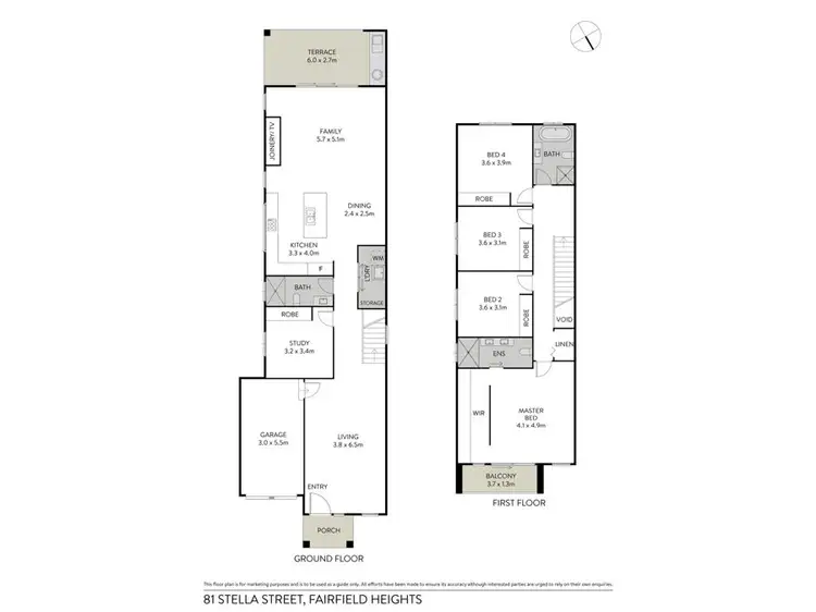 Floorplan of Homely house listing, 81 Stella Street, Fairfield Heights NSW 2165