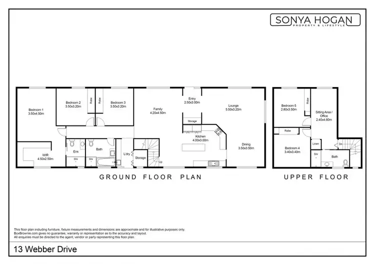 Floorplan of Homely house listing, 13 Webber Drive, Dubbo NSW 2830
