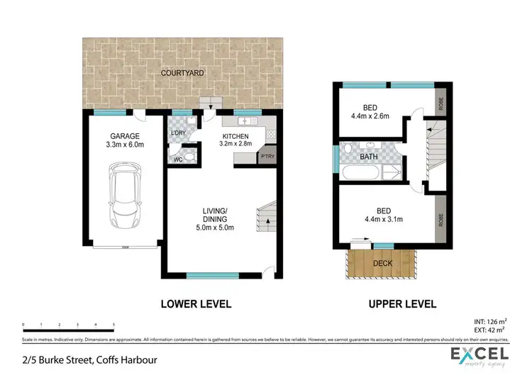 Floorplan of Homely unit listing, 2/5 Burke Street, Coffs Harbour NSW 2450