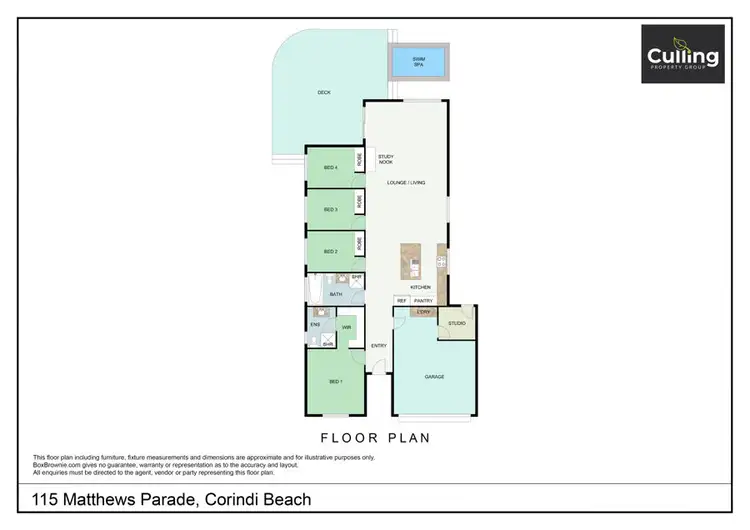 Floorplan of Homely house listing, 115 Matthews Parade, Corindi Beach NSW 2456