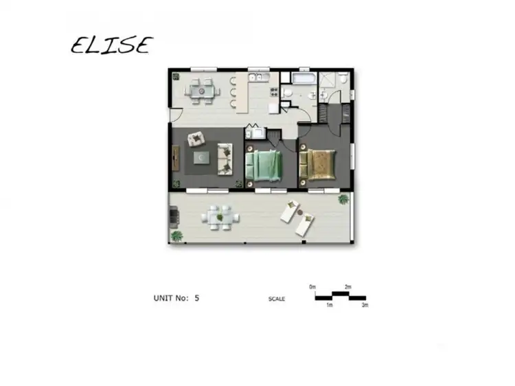 Floorplan of Homely unit listing, 5/71 Charlie Street, Zillmere QLD 4034