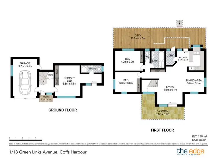 Floorplan of Homely house listing, 1/18 Green Links Avenue, Coffs Harbour NSW 2450