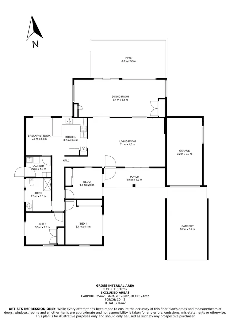 Floorplan of Homely house listing, 20 Kundart Street, Coes Creek QLD 4560