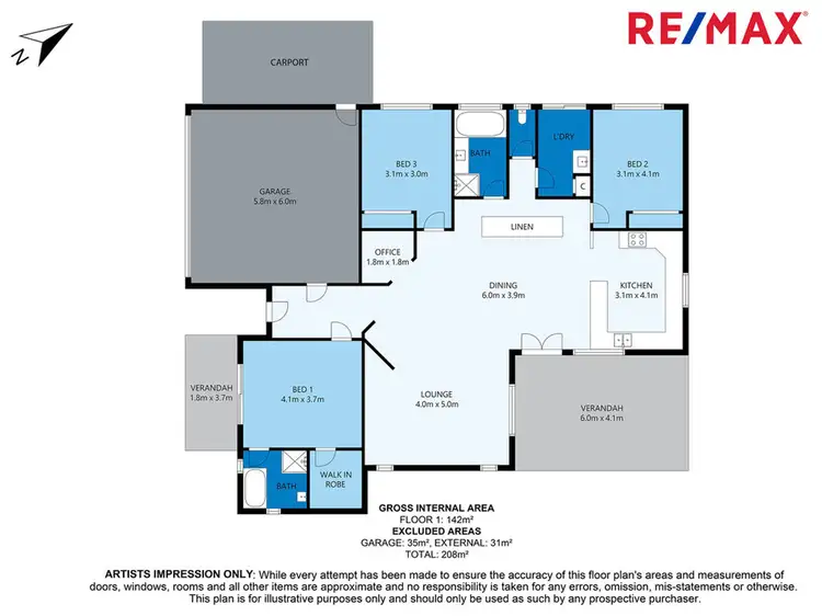 Floorplan of Homely house listing, 3 Yellow Cedar Place, Palmwoods QLD 4555