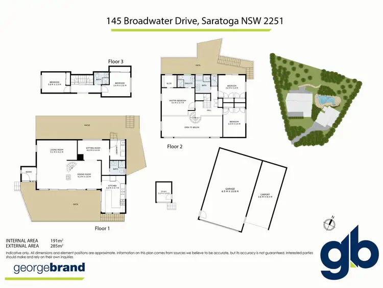 Floorplan of Homely house listing, 145 Broadwater Drive, Saratoga NSW 2251