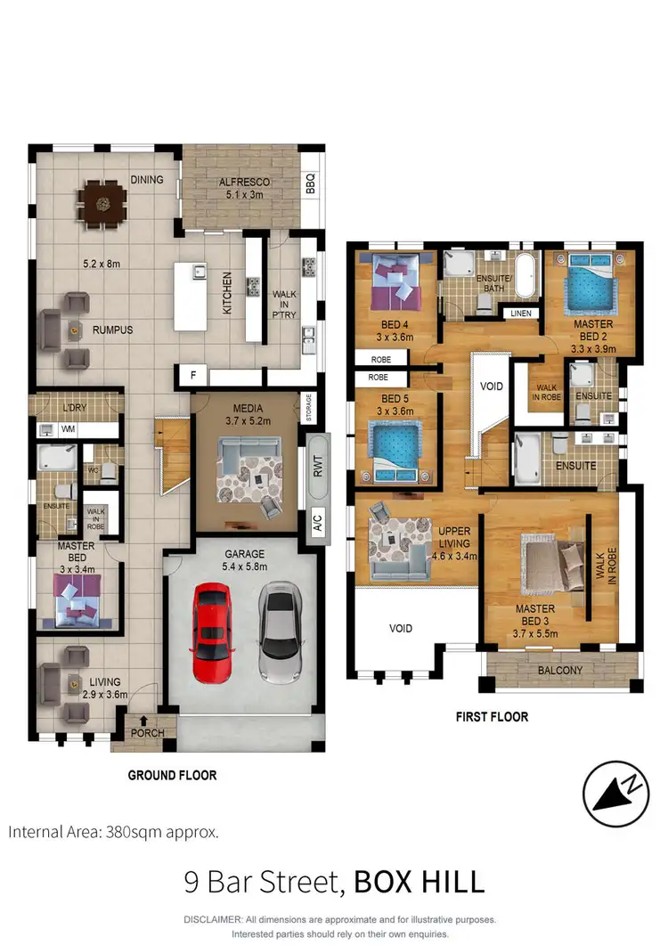 Floorplan of Homely house listing, 9 Bar Street, Box Hill NSW 2765