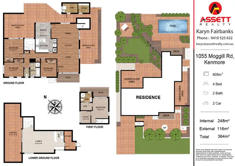 Floorplan of Homely house listing, 1055 Moggill Road, Kenmore QLD 4069