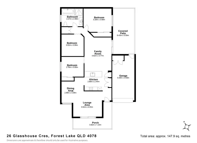 Floorplan of Homely house listing, 26 Glasshouse Cr, Forest Lake QLD 4078