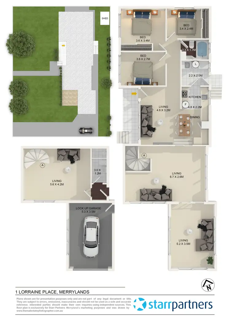 Floorplan of Homely house listing, 1 Lorraine Place, Merrylands NSW 2160