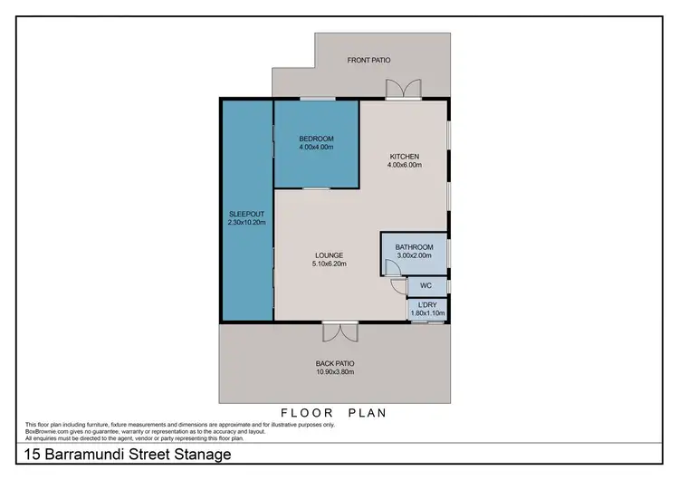 Floorplan of Homely house listing, 15 Barramundi Street, Stanage QLD 4702