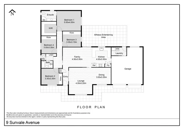 Floorplan of Homely house listing, 9 Sunvale Avenue, Dubbo NSW 2830