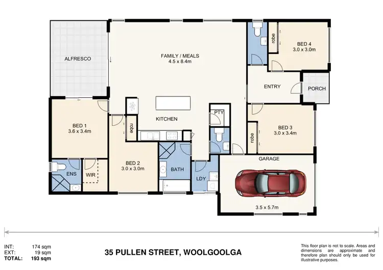 Floorplan of Homely house listing, 35 Pullen Street, Woolgoolga NSW 2456