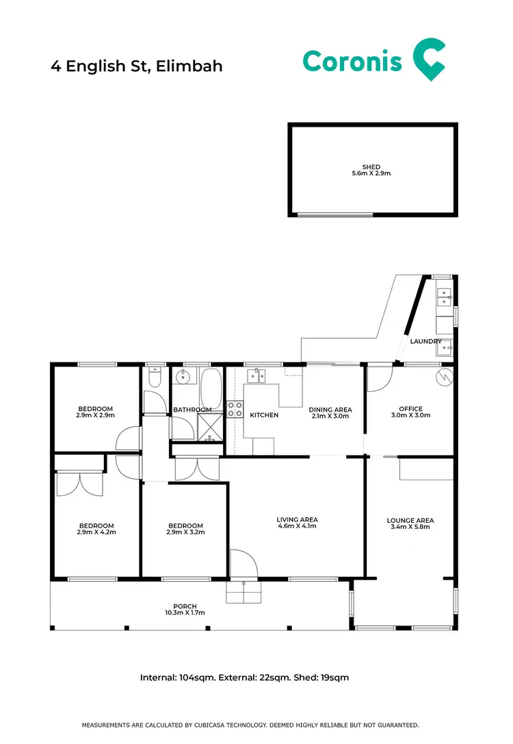Floorplan of Homely house listing, 4 English Street, Elimbah QLD 4516