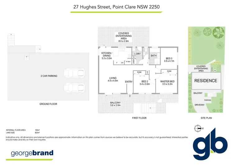 Floorplan of Homely house listing, 27 Hughes Street, Point Clare NSW 2250