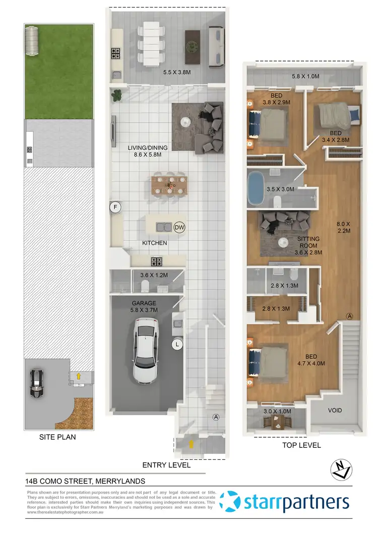 Floorplan of Homely house listing, 14b Como Street, Merrylands NSW 2160