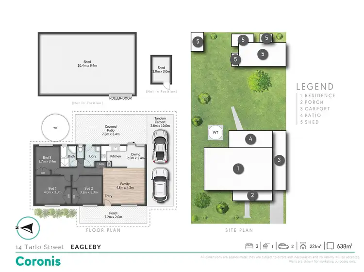 Floorplan of Homely house listing, Z14 Tarlo Street, Eagleby QLD 4207