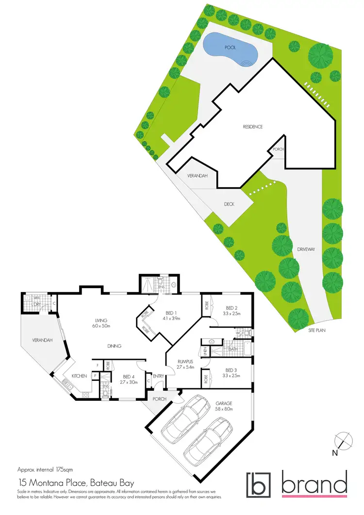 Floorplan of Homely house listing, 15 Montana Place, Bateau Bay NSW 2261