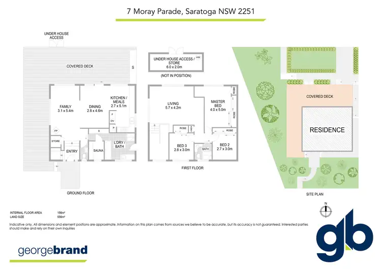 Floorplan of Homely house listing, 7 Moray Parade, Saratoga NSW 2251