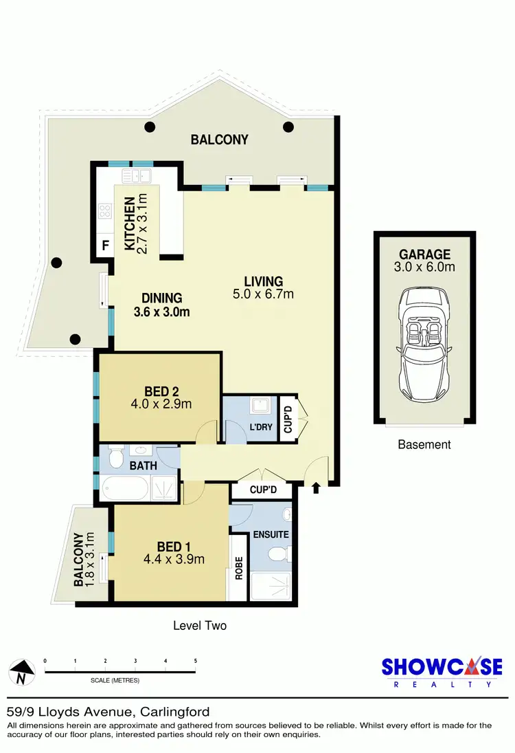 Floorplan of Homely apartment listing, 59/9-15 Lloyds Avenue, Carlingford NSW 2118