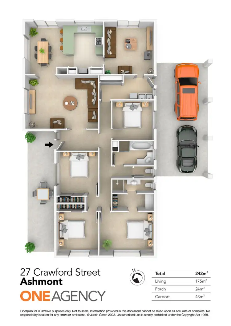 Floorplan of Homely house listing, 27 CRAWFORD STREET, Ashmont NSW 2650