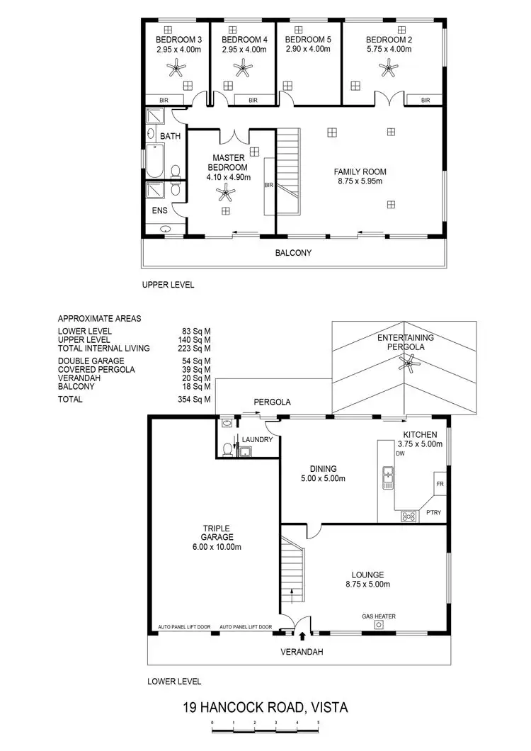 Floorplan of Homely house listing, 19 Hancock Road, Vista SA 5091