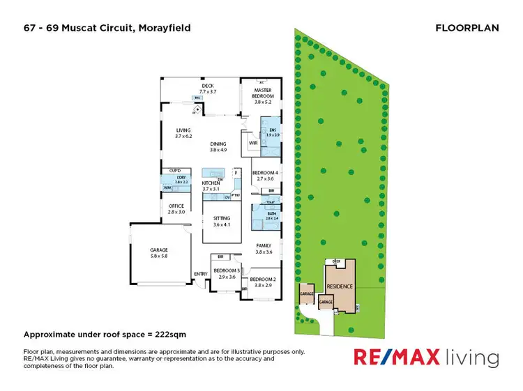 Floorplan of Homely rural property listing, 67-69 Muscat Circuit, Morayfield QLD 4506
